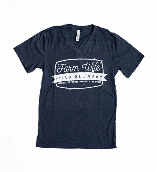 Farm Wife Field Delivery VNeck